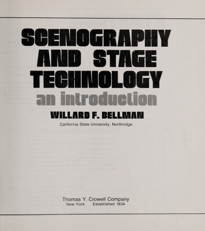 Book cover for Scenography and Stage Technology