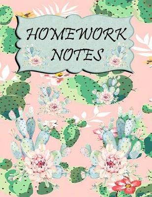 Book cover for Homework Notes