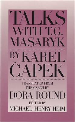Book cover for Talks With T G Masaryk