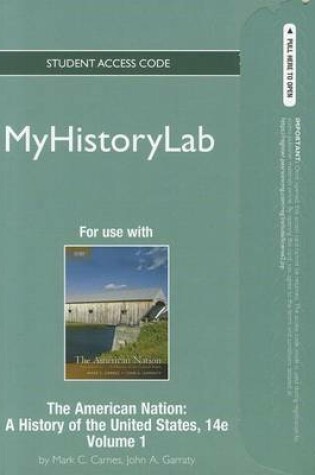 Cover of NEW MyLab History Student Access Code Card for The American Nation, Volume 1 (standalone)