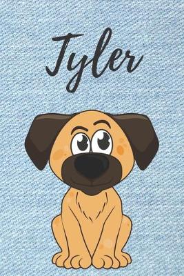 Book cover for Personalisiertes Notizbuch - Hunde Tyler