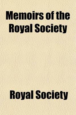 Book cover for Memoirs of the Royal Society