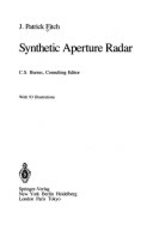 Cover of Synthetic Aperture Radar