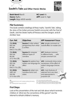 Book cover for BC Blue (KS2) B/4A Savitri's Tale Guided Reading Card