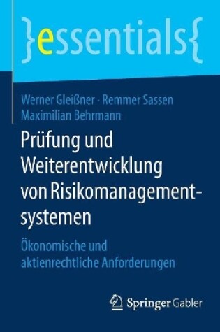 Cover of Prüfung und Weiterentwicklung von Risikomanagementsystemen