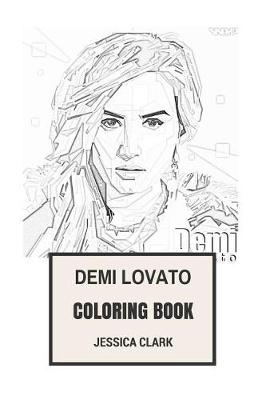 Book cover for Demi Lovato Coloring Book