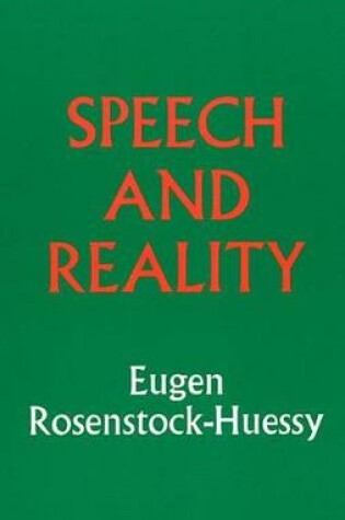 Cover of Speech and Reality