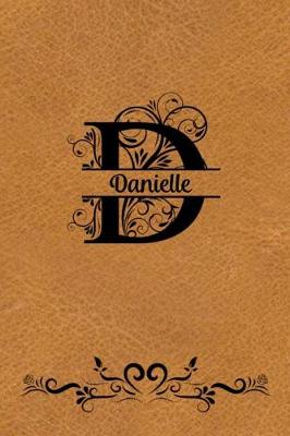 Book cover for Split Letter Personalized Journal - Danielle