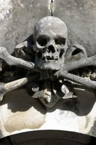 Cover of Skull and Crossbones on a Tomb in a Cemetery