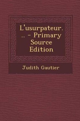 Cover of L'Usurpateur...