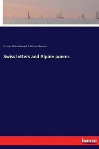 Cover of Swiss letters and Alpine poems