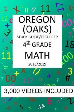 Cover of 4th Grade OREGON OAKS, 2019 MATH, Test Prep