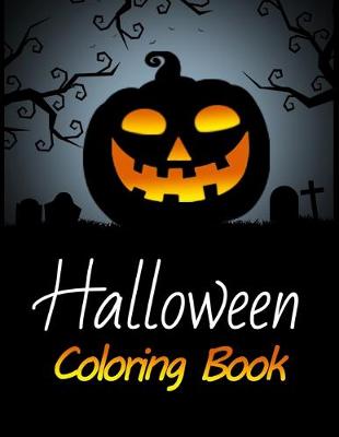 Book cover for Halloween Coloring Book