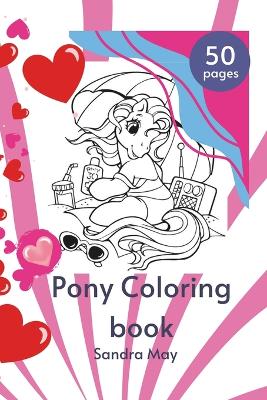 Book cover for Pony coloring book