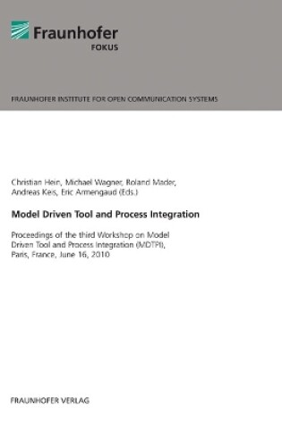 Cover of Model Driven Tool and Process Integration.