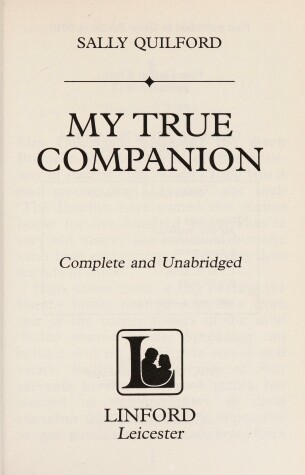 Book cover for My True Companion