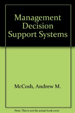 Cover of Management Decision Support Systems