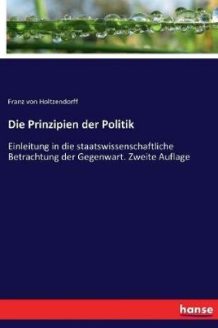 Cover of Die Prinzipien der Politik