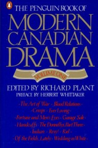 Cover of Penguin Book of Modern Canadian Drama