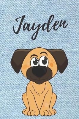 Book cover for Jayden Notizbuch Hunde / Malbuch / Tagebuch