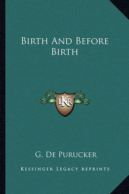 Book cover for Birth and Before Birth