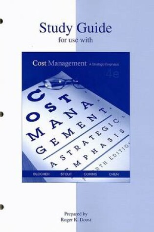 Cover of Study Guide to Accompany Cost Management