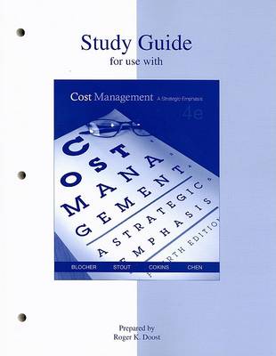 Book cover for Study Guide to Accompany Cost Management