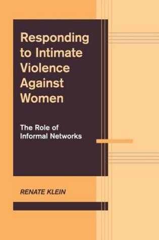 Cover of Responding to Intimate Violence against Women