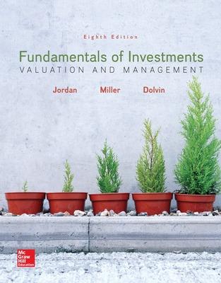 Book cover for Fundamentals of Investments: Valuation and Management