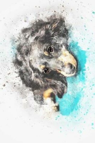 Cover of Painted Pet Dog Gazing at You Journal