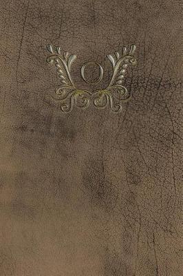 Cover of Monogram "O" Notebook