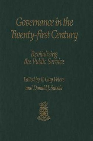 Cover of Governance in the Twenty-First Century