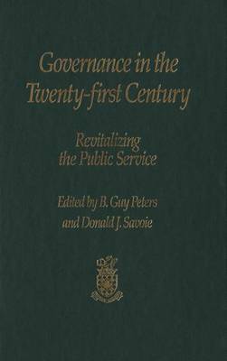 Cover of Governance in the Twenty-First Century