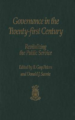 Book cover for Governance in the Twenty-First Century