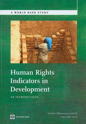 Book cover for Human Rights Indicators in Development