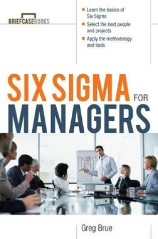 Cover of Six SIGMA for Managers