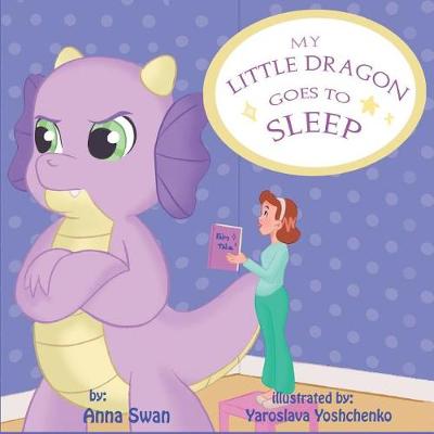Book cover for My Little Dragon goes to sleep