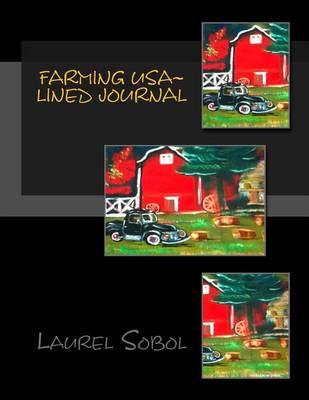 Book cover for Farming USA Lined Journal