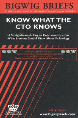 Cover of Know What the Cto Knows