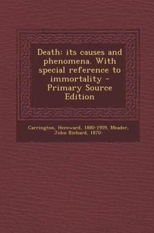 Cover of Death