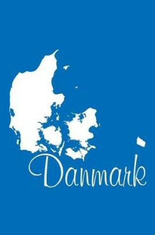 Cover of Danmark - Cobalt Blue Lined Notebook with Margins (Denmark)