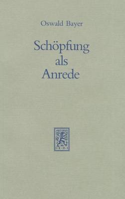 Book cover for Schoepfung als Anrede