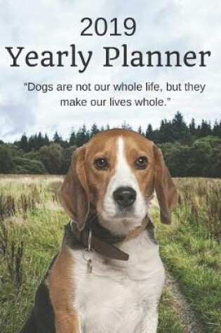 Cover of Beagle Yearly Planner Notebook (Personal, Career, Self Improvement) Monthly Goal Tracker Daily Agenda & to Do List for Errands, Appointments, Meal Journal, Doodle Page