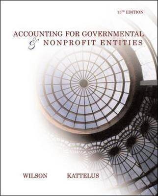 Book cover for Accounting for Governmental and Nonprofit Entities with City of Smithville