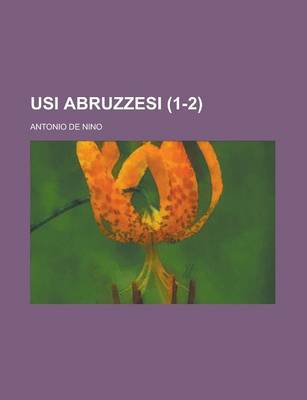 Book cover for Usi Abruzzesi (1-2 )