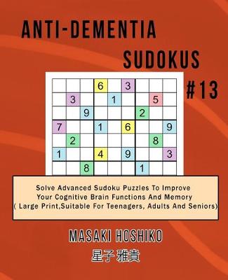 Book cover for Anti-dementia Sudokus #13