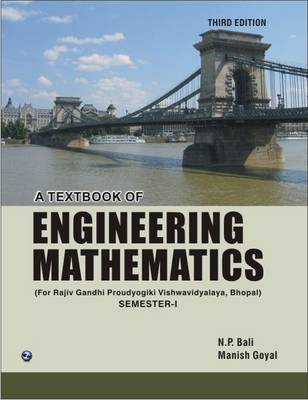 Book cover for A Textbook of Engineering Mathematics (RGPV, Bhopal) Sem-I