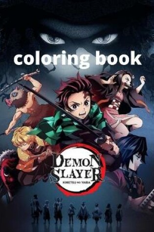 Cover of Demon slayer coloring book