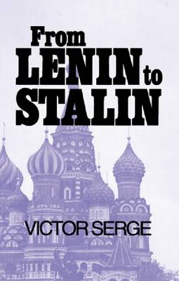 Book cover for From Lenin to Stalin