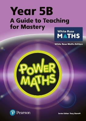 Book cover for Power Maths Teaching Guide 5B - White Rose Maths edition